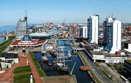 Hafen in Bremerhaven, Deutschland