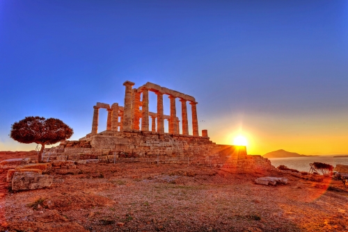 Poseidon-Tempel, Kap Sounion, Griechenland