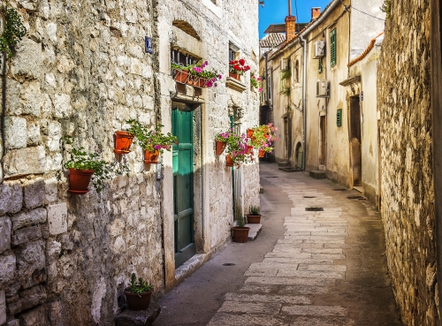 Šibenik in Dalmatien, Kroatien