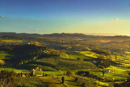 San Miniato in der Toskana, Italien