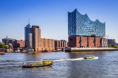 Elbphilharmonie am Hamburger Hafen, Deutschland