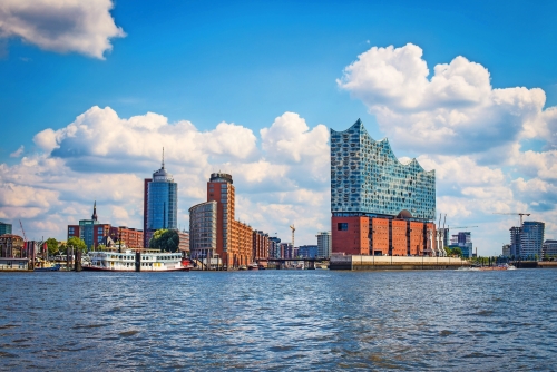 Elbphilharmonie am Hamburger Hafen, Deutschland