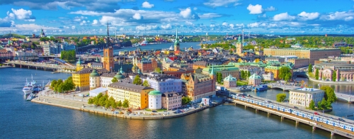 Gamla Stan: Stockholms alte Skyline der Stadt