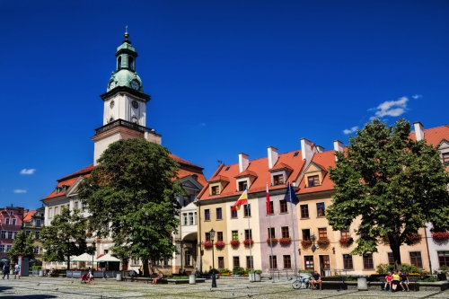 Rathausplatz in Jelenia Gora