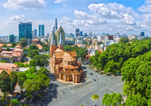 Ho Chi Minh Stadt in Vietnam