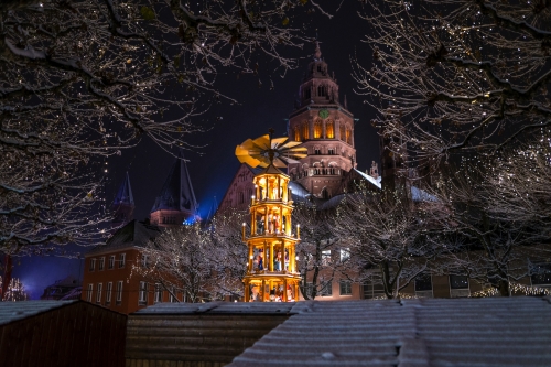 Weihnachtsmarkt am Mainzer Dom