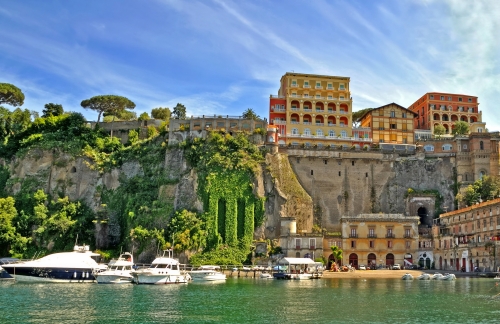 Sorrento an der Amalfiküste, Italien