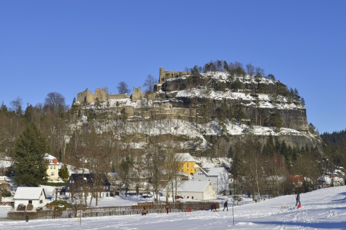 Oybin im Zittauer Gebirge im Winter