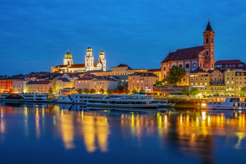 Passau zur blauen Stunde
