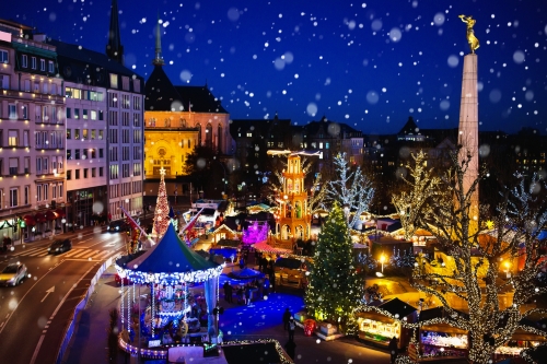 Weihnachtsmarkt in Luxemburg-Stadt, Luxemburg