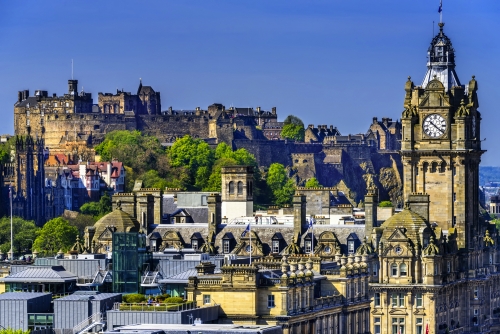 Edinburgh Castle in Edinburgh, Schottland