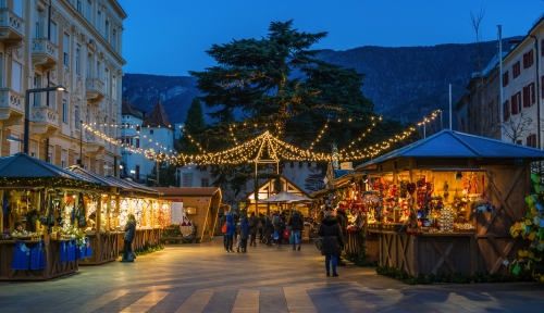 Weihnachtsmarkt in Meran, Italien