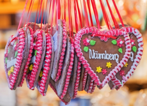 Christkindlesmarkt in Nürnberg, Deutschland