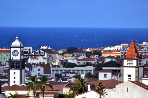 Ponta Delgada auf der Insel São Miguel in den Azoren, Portugal