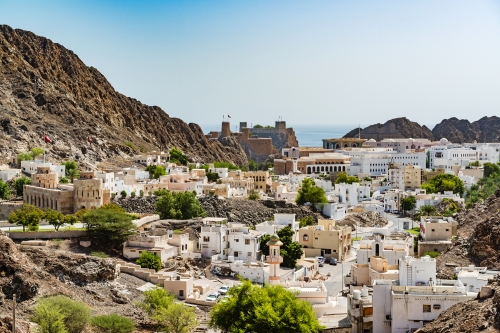 Stadt von altem Muscat in Muscat,Oman.
