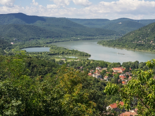 Esztergom und das Donauknie