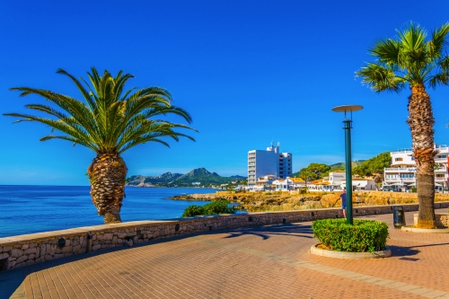 Küstenpromenade bei Palma de Mallorca