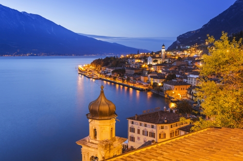 Limone sul Garda in der Lombardei am Gardasee, Italien