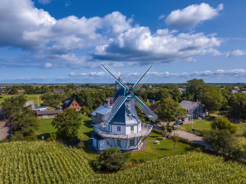 Windmühle von Borgsum auf der Insel Föhr