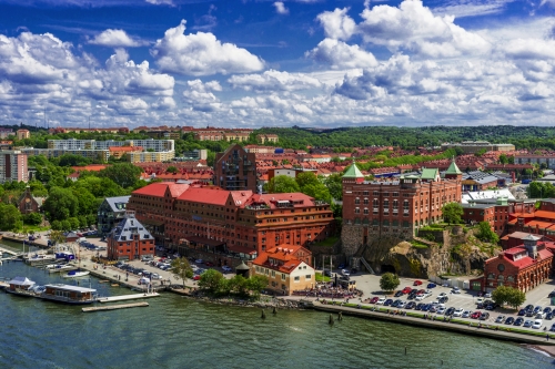 Hafen von Göteborg, Schweden