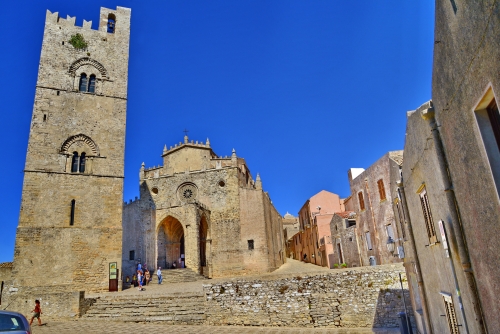 Erice auf Sizilien, Italien