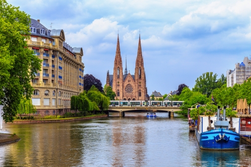 Evangelische Kirche in Straßburg, Frankreich