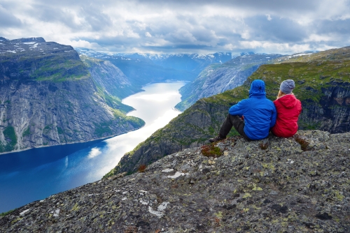 See Ringedalsvatnet in Norwegen nahe Trolltunga