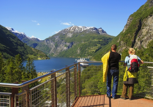 Geirangerfjord in Norwegen