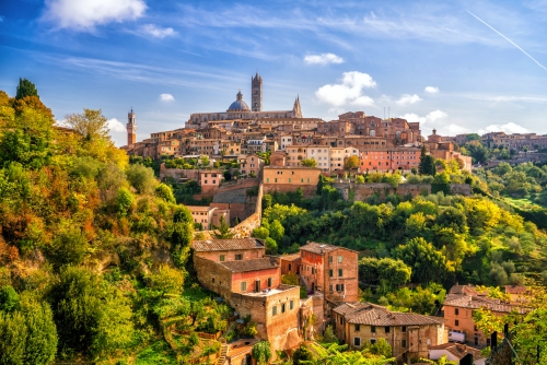 Siena in der Toskana, Italien