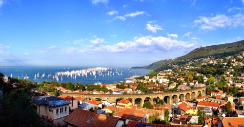 Bacolana-Regatta in Triest, Italien