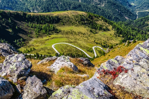 Panorama der Nockberge in Österreich