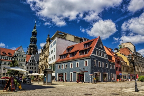 Hauptmarkt von Zwickau, Deutschland