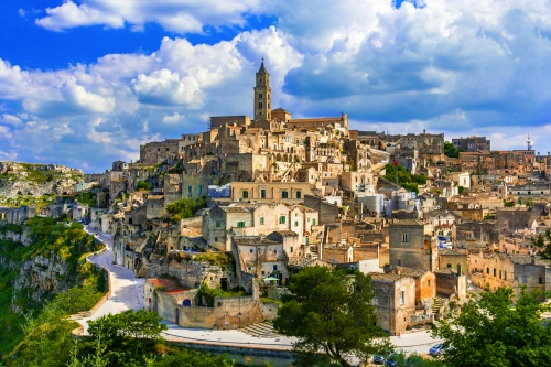 Matera in der Region Basilicata im Süden Italiens