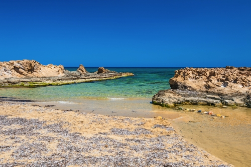 Strand von Malia auf der griechischen Insel Kreta