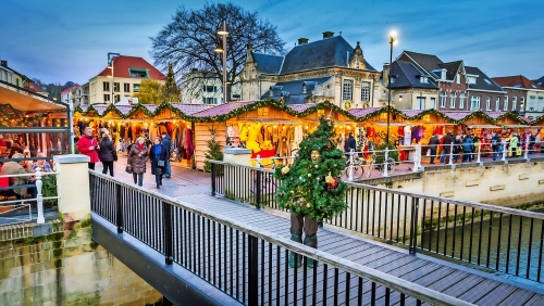Weihnachtsstadt Valkenburg in den Niederlandenµ3