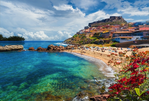 Castelsardo in der Provinz Sassari auf Sardinien, Italien