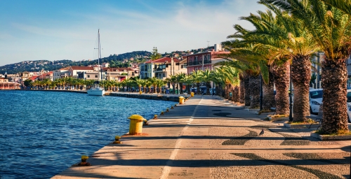 Argostoli: die Hauptstadt der Insel Kefalonia im Ionischem Meer, Griechenland