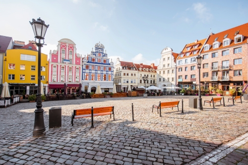 Marktplatz von Stettin, Polen