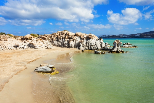 Strand auf der Insel Paros, Griechenland