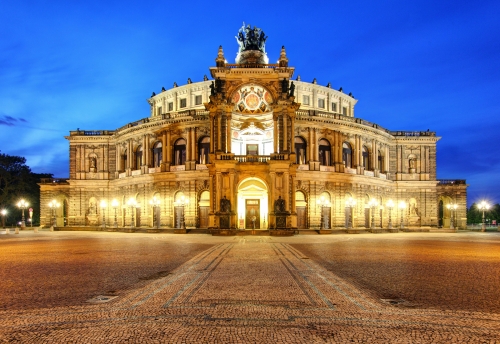 Semperoper in Dresden, Deutschland
