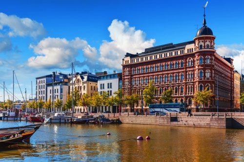 Altstädter Pier in Helsinki, Finnland