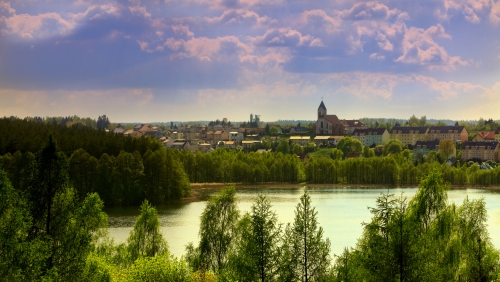 Mrągowo (deutsch Sensburg) in der polnischen Woiwodschaft Ermland-Masuren