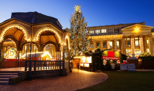 Weihnachtsmarkt in Stuttgart, Deutschland