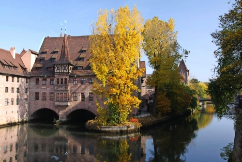 Heilig-Geist-Spital in Nürnberg, Deutschland