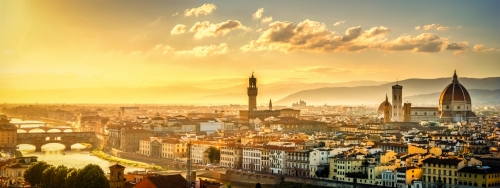 Blick über Florenz vom Michel Angelo Platz 