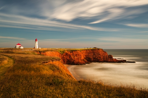 Lighthouse at Anse-a-la-Cabane, Havre-Aubert