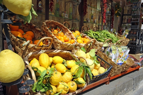 Fresh fruits and vegetables, Maiori, Italy