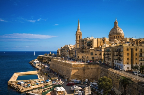 View of Valletta, the capital of Malta