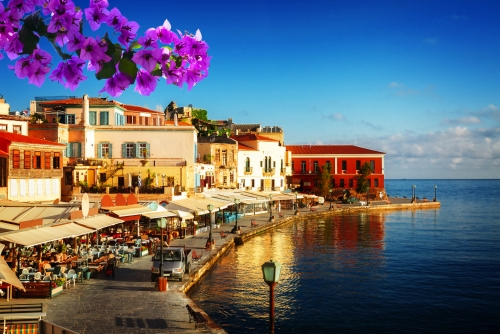 habour of Chania, Crete, Greece