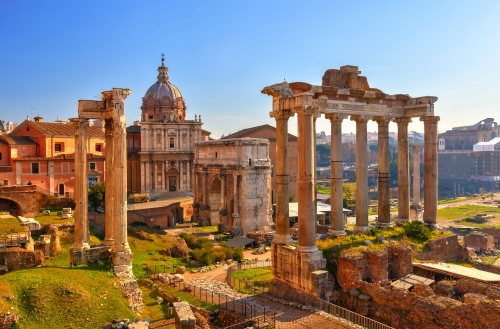 Roman ruins in Rome, Forum